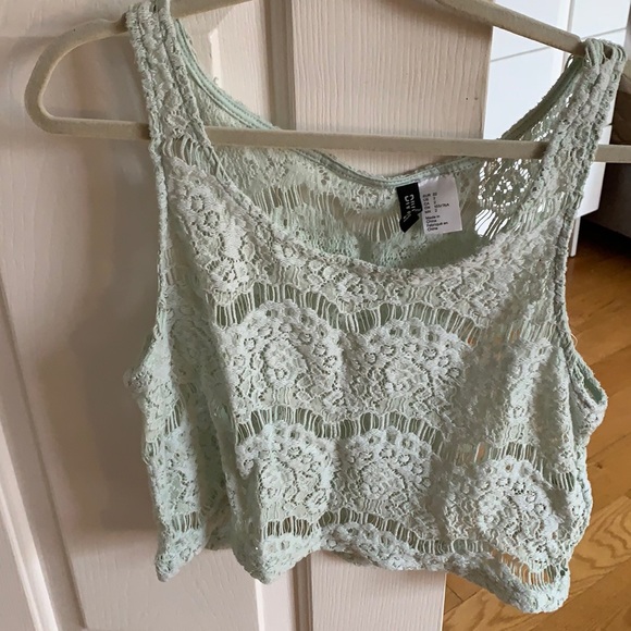 Mint Swimsuit Cover-Up Top - Picture 1 of 3